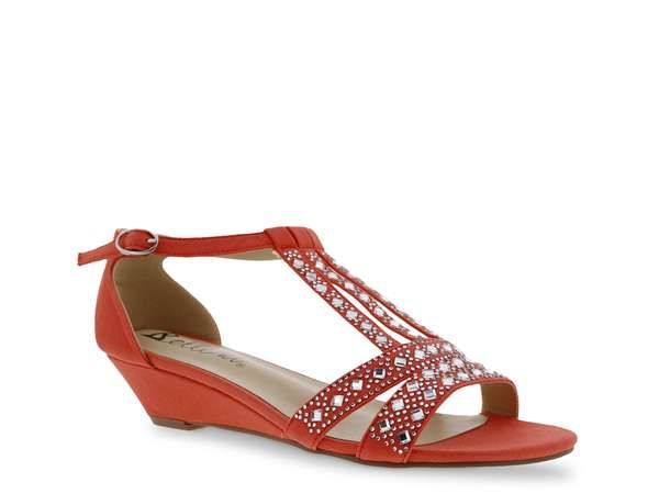 ベリーニ レディース シューズ サンダル Bellini Laaris Wedge Sandal Orange オレンジ