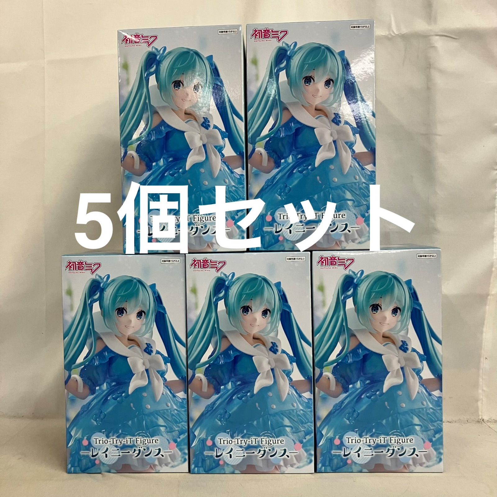 未開封 初音ミク Trio-Try-iT Figure レイニーダンス フィギュア 5個 