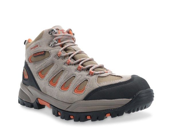 プロペット メンズ シューズ ブーツ・レインブーツ Propet Pro Ridge Walker Hiking Boot Mens GreyOrange グレー