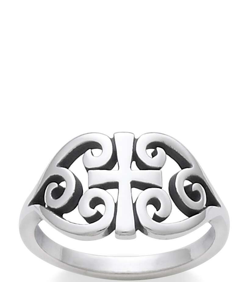ジェームズ エイヴリー レディース アクセサリー 指輪 James Avery Sterling Silver Scroll Cross Ring Sterling Silver シルバー