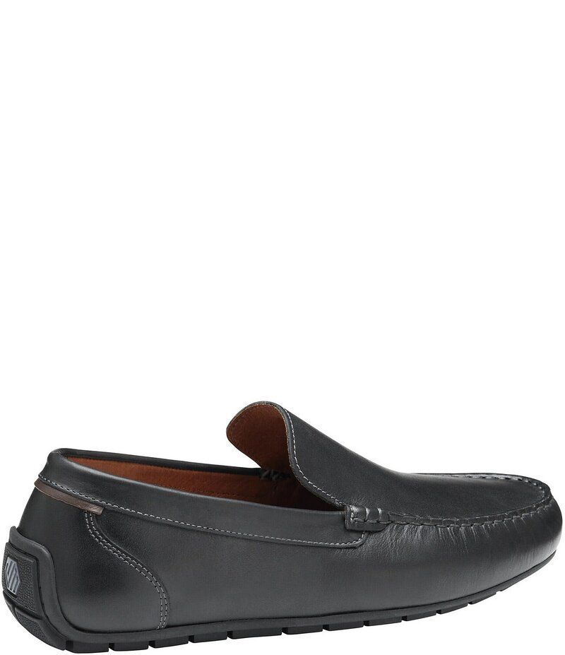 ジョンストンアンドマーフィー メンズ シューズ スリッポン・ローファー レザー ローファー Johnston Murphy Mens Beck Leather Venetian Slip On Loafers Black ブラック