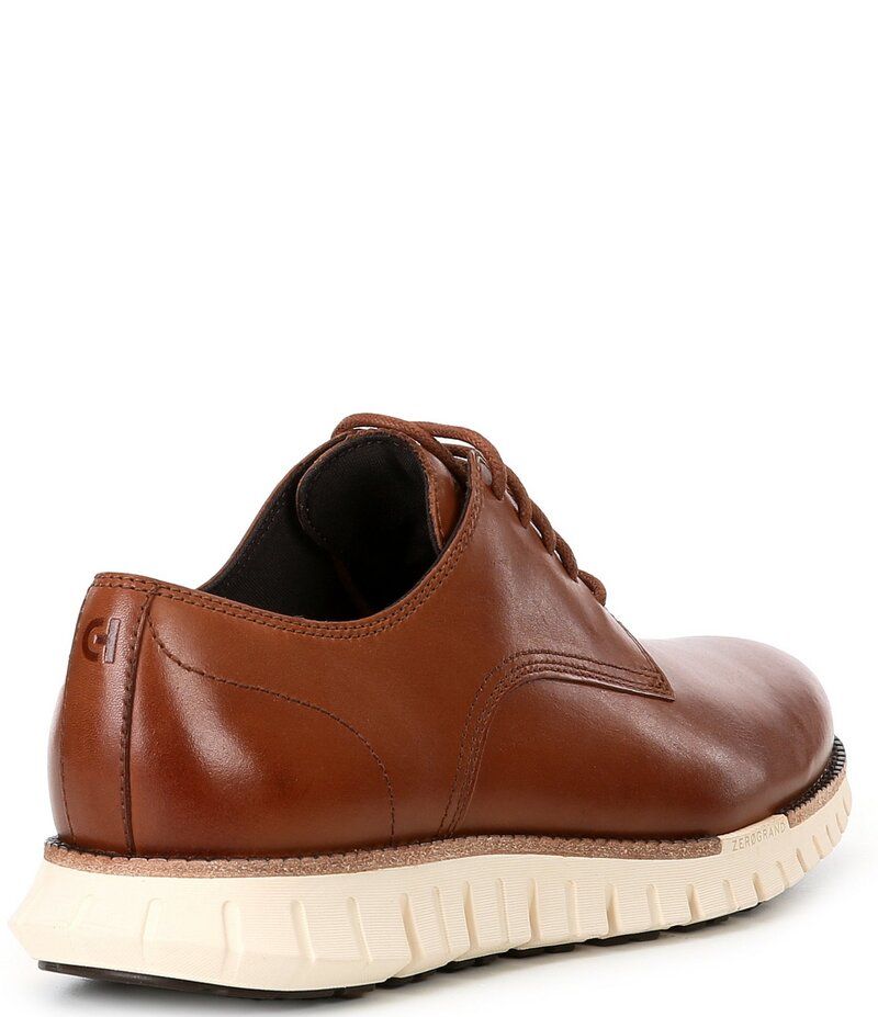 コールハーン メンズ シューズ ドレスシューズ オックスフォード レザー Cole Haan Mens ZEROGRAND Remastered Leather Plain Toe Oxfords British TanIvory アイボリー