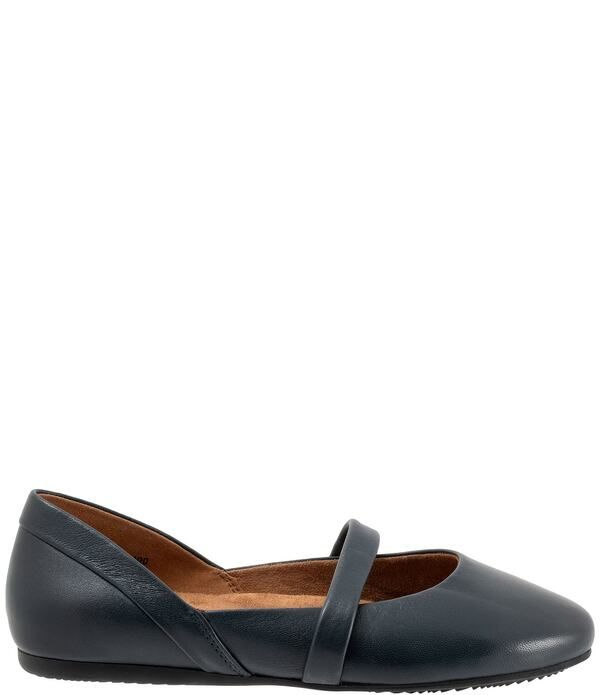 ソフトウォーク レディース シューズ パンプス レザー SoftWalk Samara Leather Flats Navy ネイビー