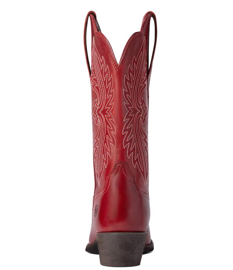 アリアト レディース シューズ ブーツ・レインブーツ レザー Ariat Womens Heritage Leather R Toe Stretch Fit Western Boots Rosy Red レッド