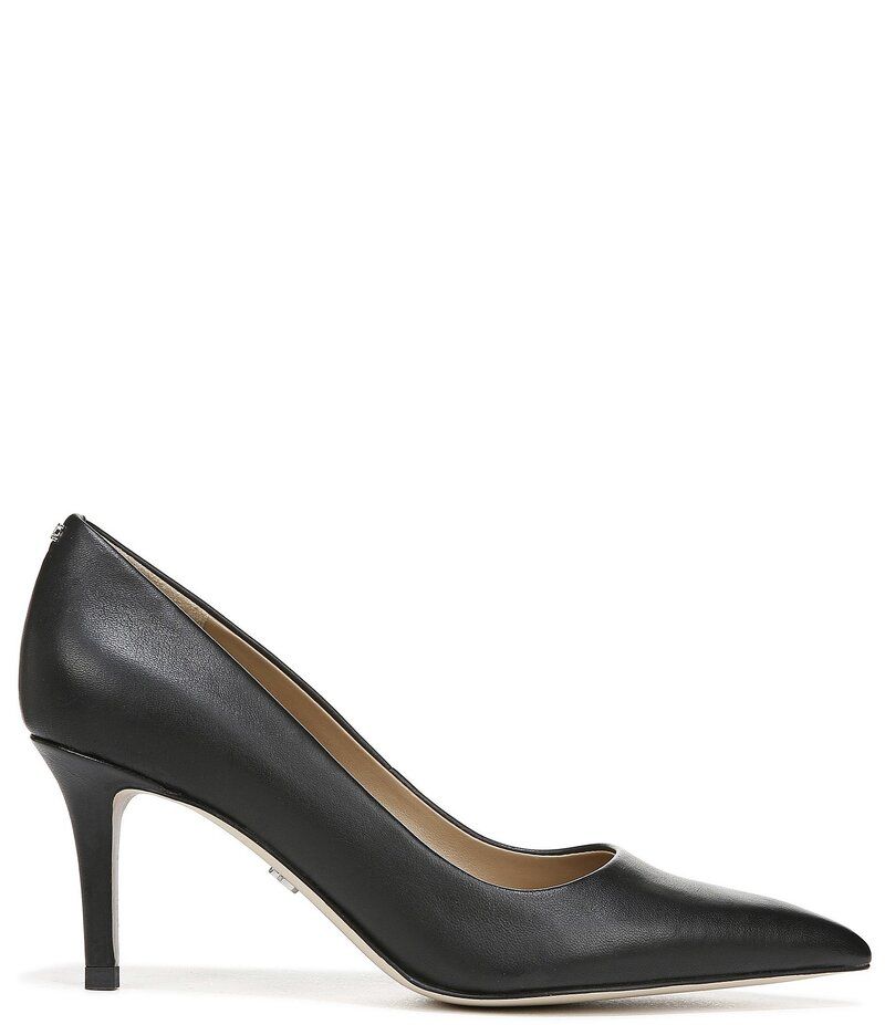 サムエデルマン レディース シューズ ヒール レザー Sam Edelman Vienna Leather Pointed Toe Pumps Black ブラック