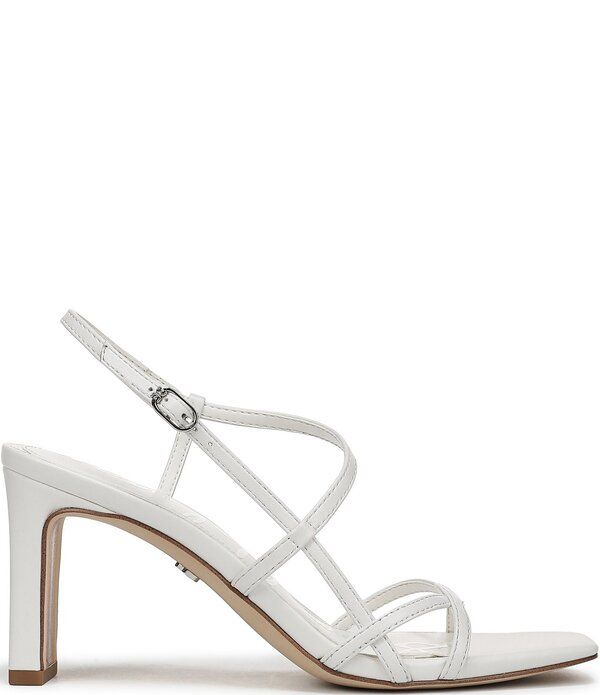 サムエデルマン レディース シューズ サンダル レザー Sam Edelman Elissa Leather Strappy Dressandals Bright White ホワイト