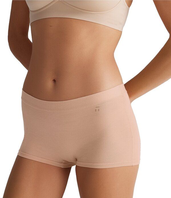 トミージョン レディース アンダーウェア パンツ コットン Tommy John Cool Cotton MoistureWicking Boyshort 3Pack Panties Maple Sugar