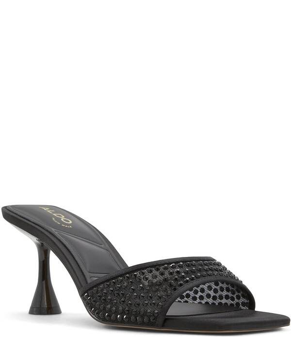 アルド レディース シューズ サンダル ALDO Agatha Rhinestone Slide Dressandals Black ブラック