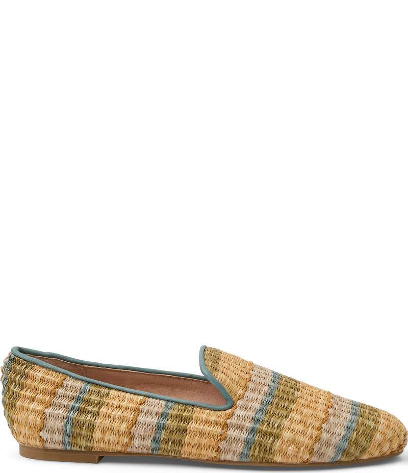 ジャックロジャース レディース シューズ スリッポン・ローファー Jack Rogers Bradley Multi Stripe Raffia Loaferseafoam Stripe ストライプ