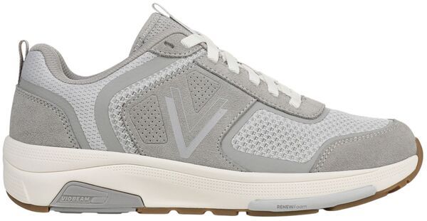 バイオニック レディース シューズ スニーカー ニット Vionic Womens Walk Strider Knit Shoe Paloma Grey グレー
