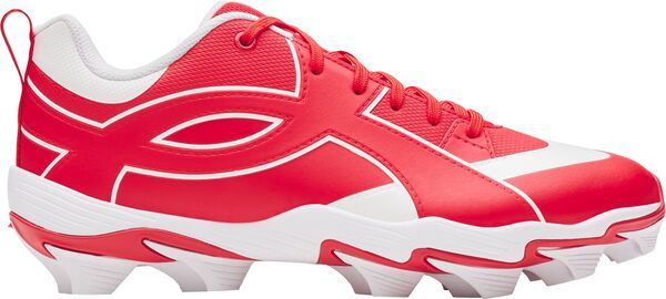 アンダーアーマー メンズ シューズ スニーカー Under Armour Mens Leadoff Icon RM Baseball Cleats RedWhiteRed ホワイト