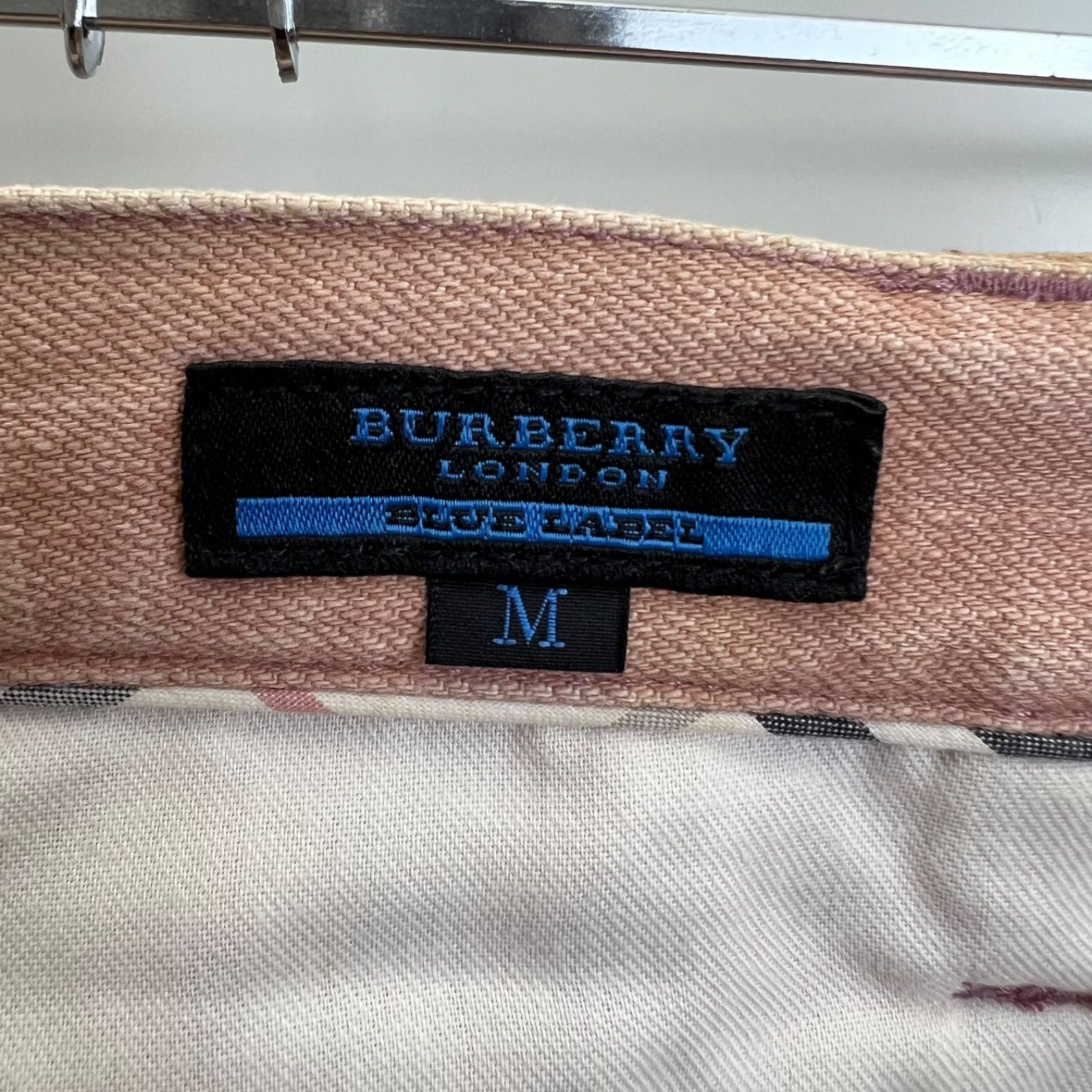 BURBERRY BLUE LABEL y2k archive pink fade grunge pants M