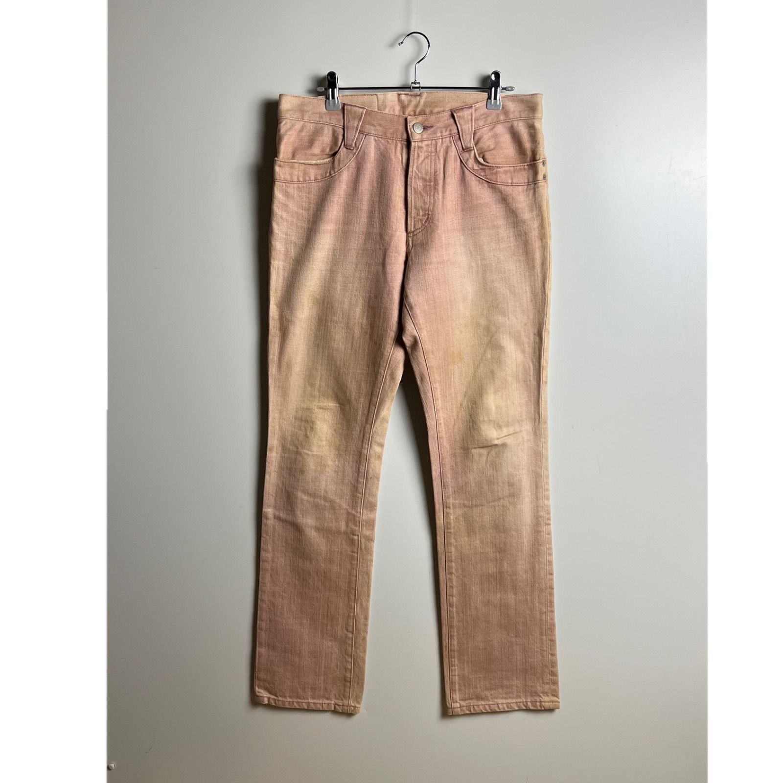 BURBERRY BLUE LABEL y2k archive pink fade grunge pants M