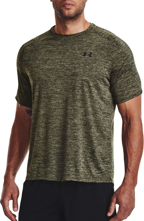 アンダーアーマー メンズ トップス シャツ Under Armour Mens Tech 20 Short Sleeve TShirt Marine Od GreenBlack Heather ブラック