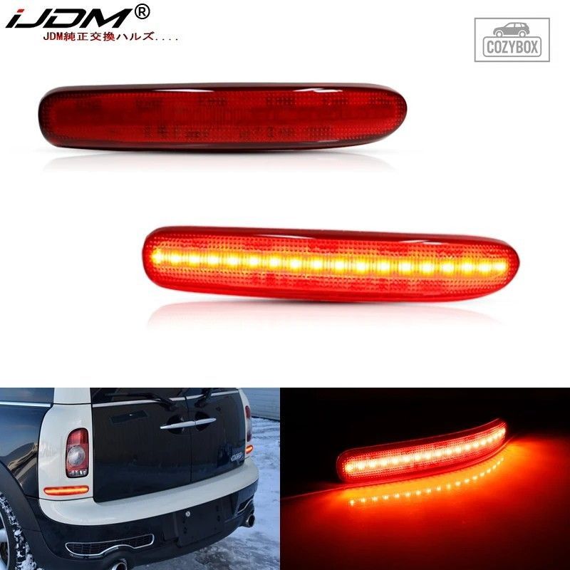 i BMW ミニ クーパー クラブマン R55 LED バンパー リフレクターライトはテール ブレ