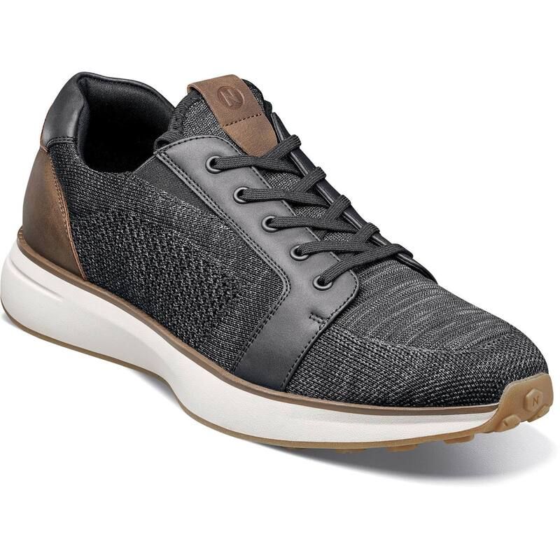 ノンブッシュ メンズ シューズ スニーカー ニット Nunn Bush Mens Kore Swift Knit Moc Toe Sneakers Black Multi ブラック