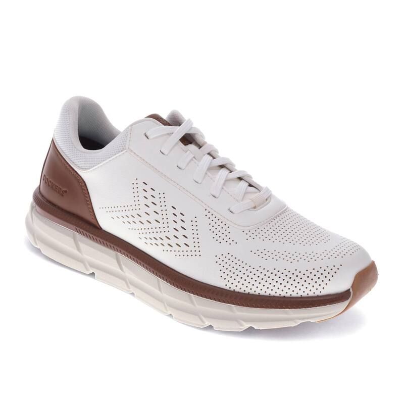 ドッカーズ メンズ シューズ スニーカー Dockers GO2 Mens Casual Sneakers White Tan ホワイト