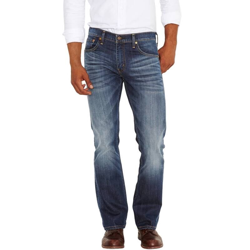 リーバイス メンズ ボトムス デニムパンツ ブーツカット ブーツ ジーンズ Mens Levis 527 Slim Bootcut Stretch Jeans Medium Blue ブルー