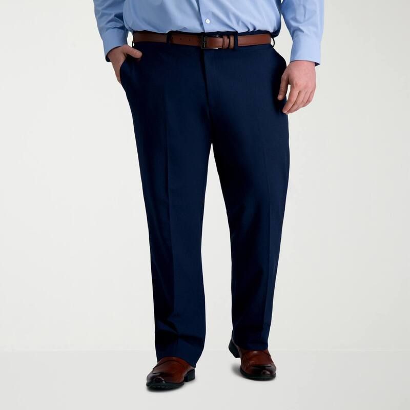 ハガー メンズ ボトムス カジュアルパンツ トール Big Tall JM Haggar Premium TailoredFit Stretch FlatFront Suit Pants Blue ブルー