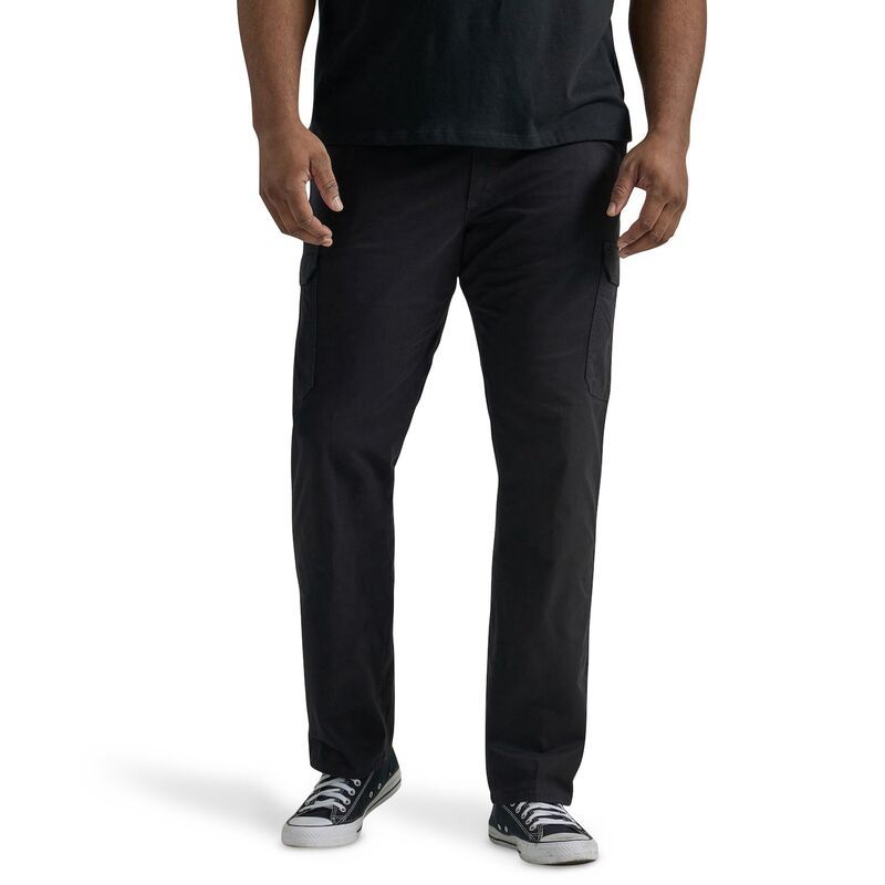 リー メンズ ボトムス カジュアルパンツ カーゴパンツ トール Big Talleextreme Motion Twill Cargo Pants Black ブラック