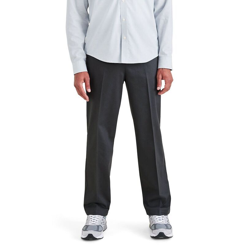 ドッカーズ メンズ ボトムス カジュアルパンツ Mens Dockersignature IronFree Stain Defender StraightFit Khaki Pantsteelhead カーキ