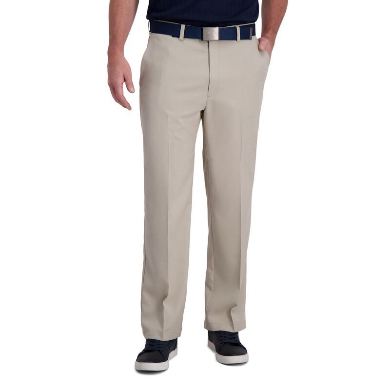 ハガー メンズ ボトムス カジュアルパンツ Mens Haggar Cool Right Performance Flex ClassicFit FlatFront Pantstring