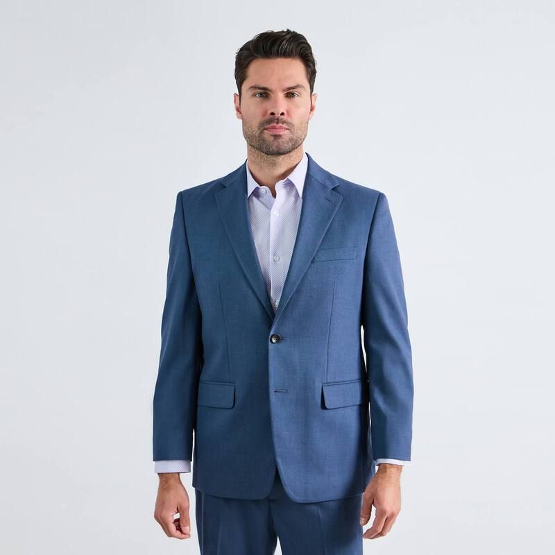 ハガー メンズ アウター ジャケット・ブルゾン Mens Haggar Premium ClassicFit Stretch Suit Jacket Chambray