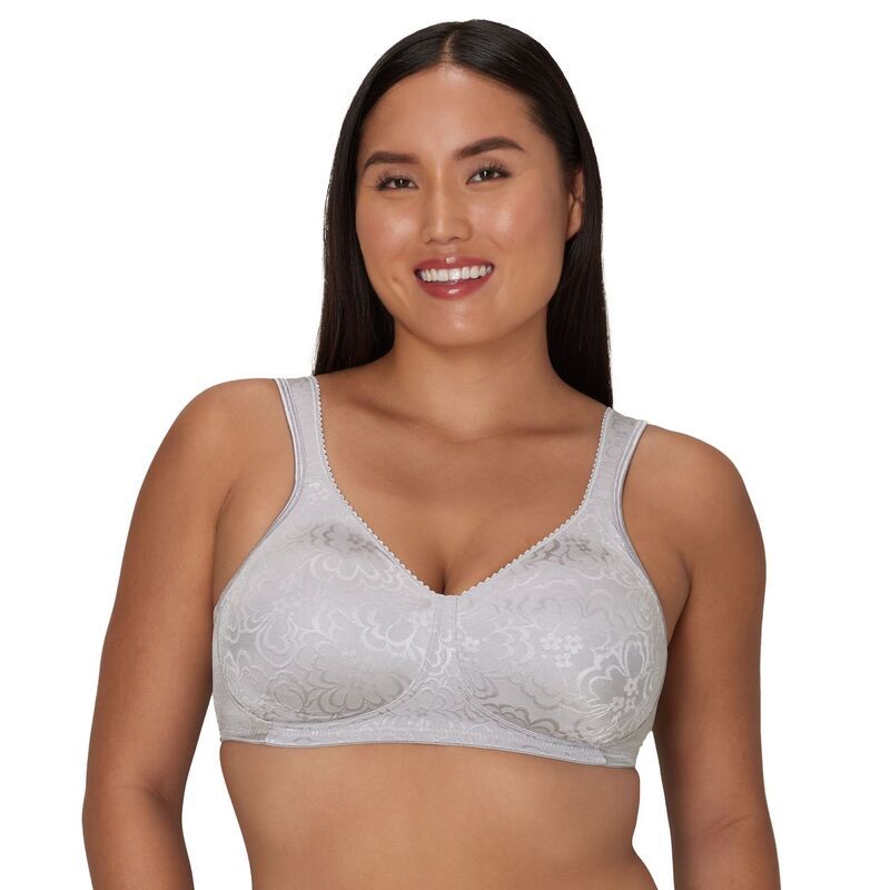 プレイテックス レディース アンダーウェア ブラジャー Playtex 18 Hour Ultimate Lift Support Wireless Bra 4745 Crystal Gray グレー