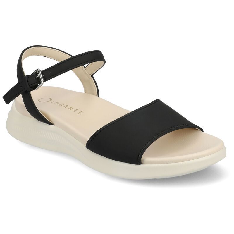 ジャーニー レディース シューズ サンダル アンクル Journee Jaylee Ankle Strap Buckle Womensandals Black ブラック
