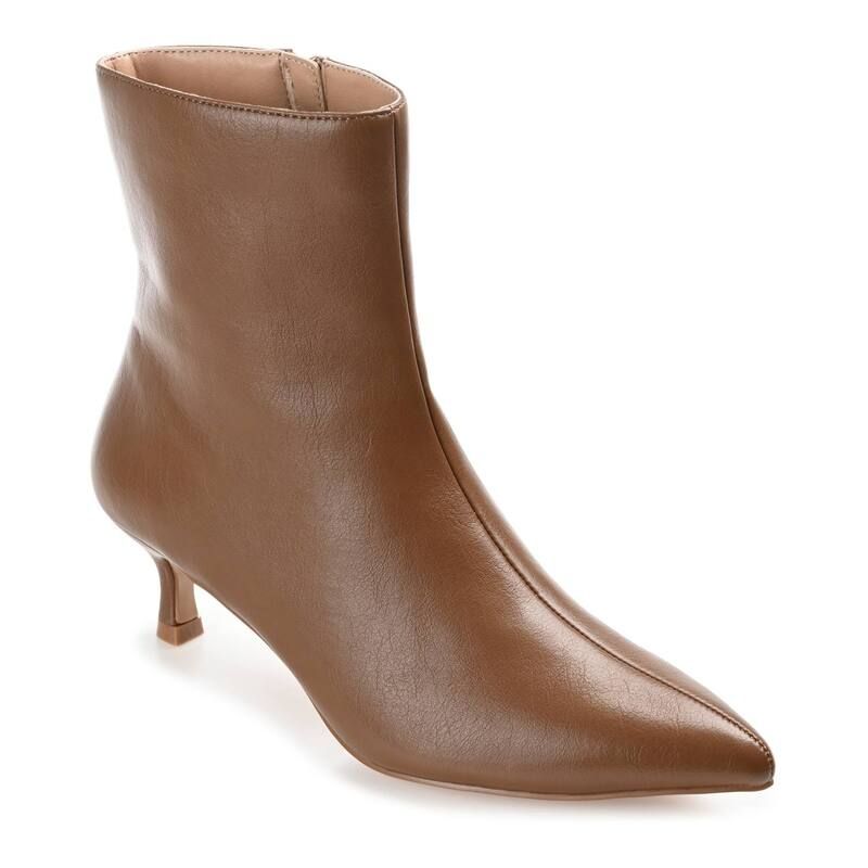 ジュルネ コレクション レディース シューズ ブーツ・レインブーツ アンクル Journee Collection Arely Tru Comfort Foam Womens Ankle Boots Brown ブラウン