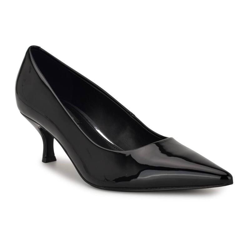 ナインウェスト レディース シューズ パンプス Nine West Sisko Womens Pointy Toe SlipOn Dress Pumps White Patent ホワイト