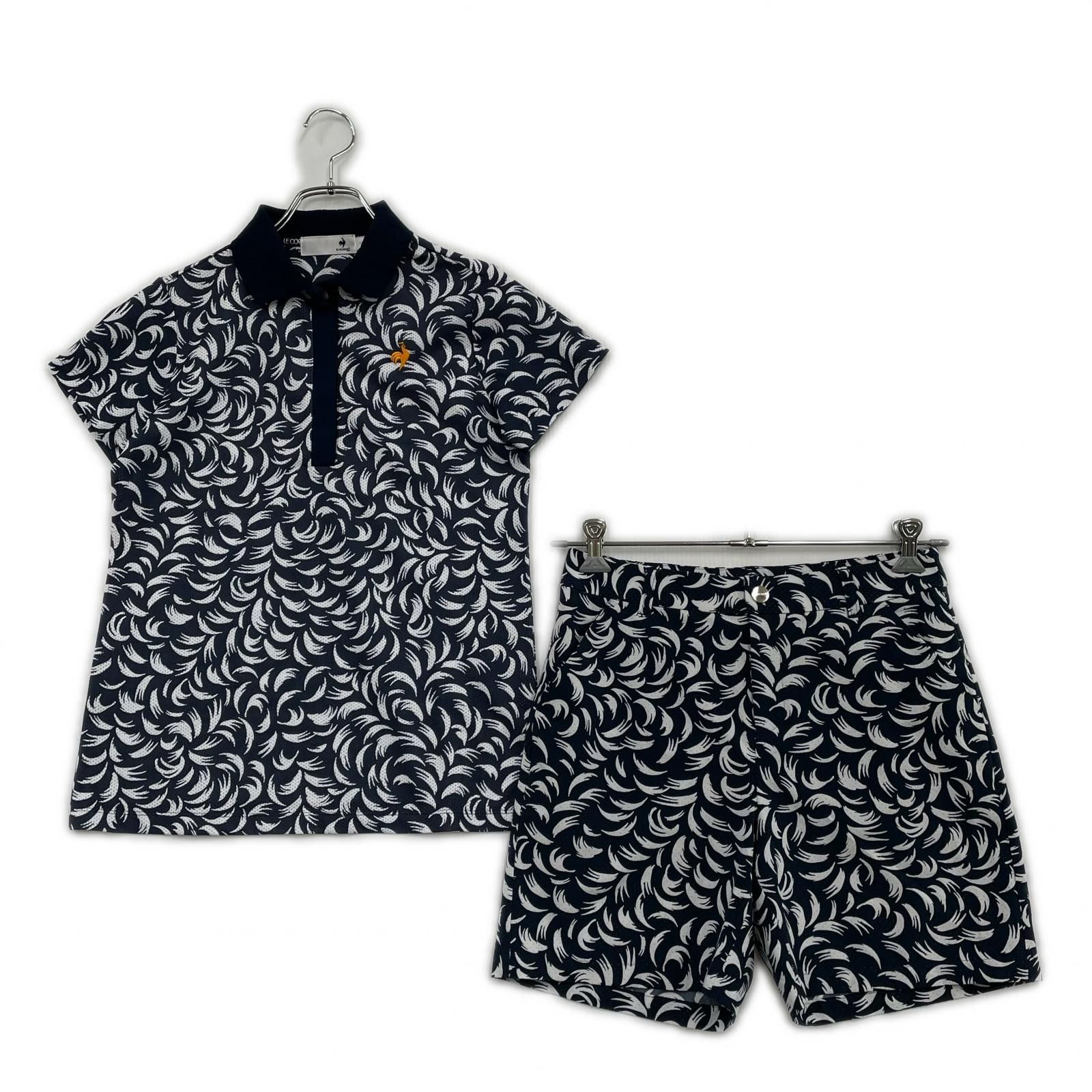 中古 レディース ルコックスポルティフ le coq sportif セットアップ M 紺系 ネイビー 総柄 8,208円