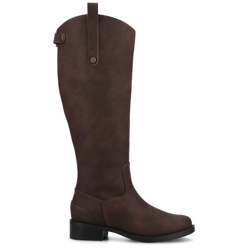 ジャーニー レディース シューズ ブーツ・レインブーツ Journee Gema Womens KneeHigh Riding Boots In Regular Wide Width Wide Calf Extra Wide Calf Cognac