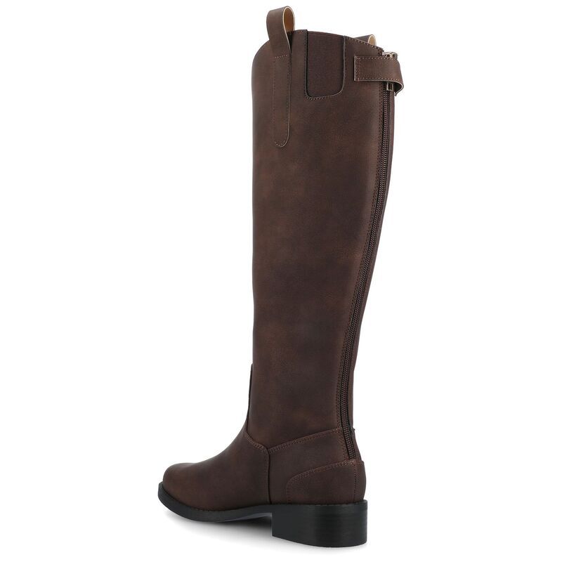 ジャーニー レディース シューズ ブーツ・レインブーツ Journee Gema Womens KneeHigh Riding Boots In Regular Wide Width Wide Calf Extra Wide Calf Cognac