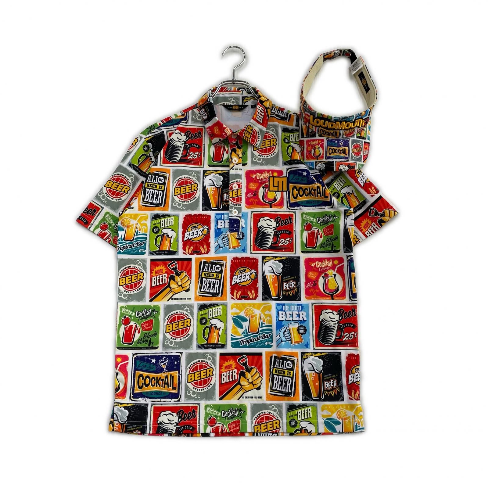中古 メンズ ラウドマウス LOUDMOUTH 半袖ポロシャツ L マルチカラー