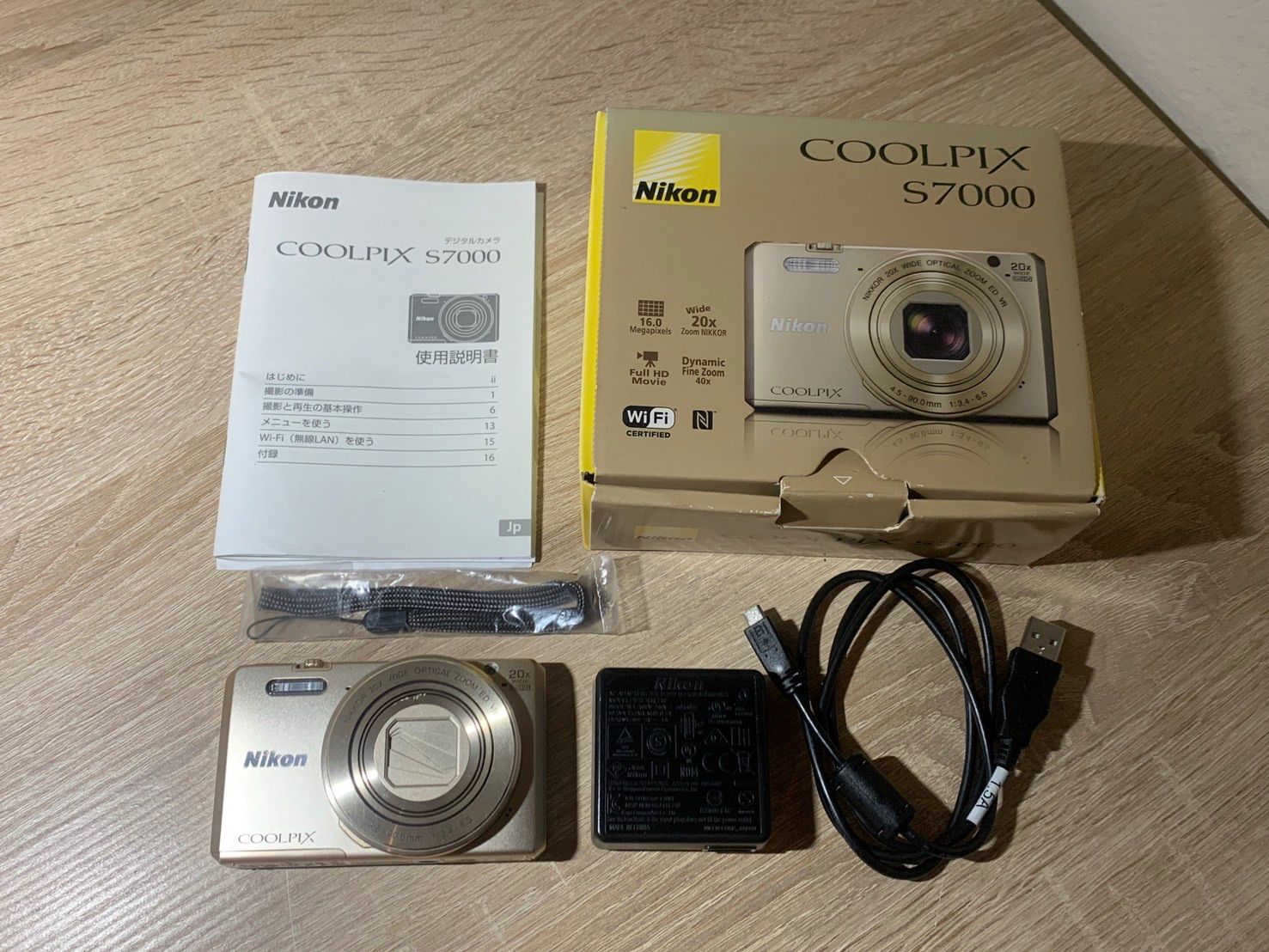 1367 Nikon COOLPIX S7000 ゴールド デジカメ ジャンク品【コ】 - メルカリ