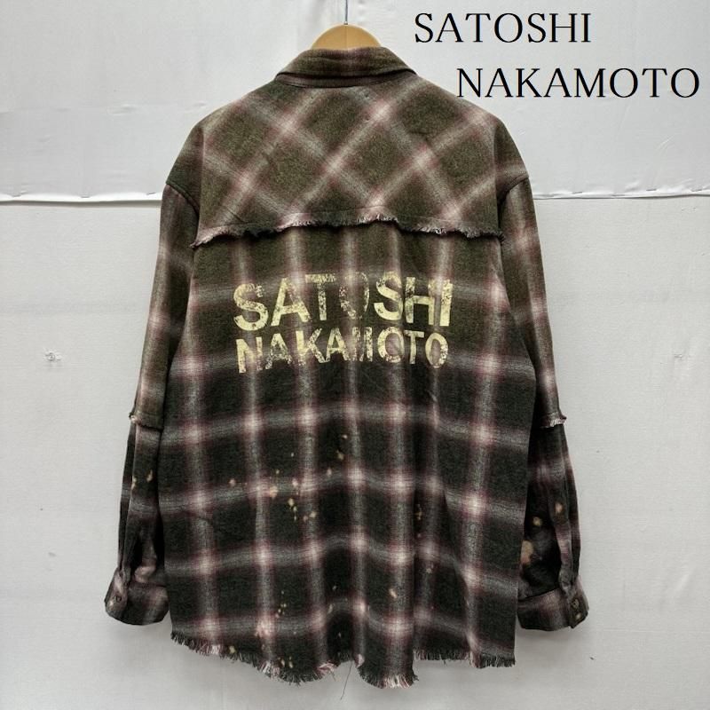古着 26SS SATOSHI NAKAMOTO PATCHWORK FLANNEL パッチワーク カットオフ フランネル チェック シャツ メンズ L ISItems【USED】【古着】【中古】50160805