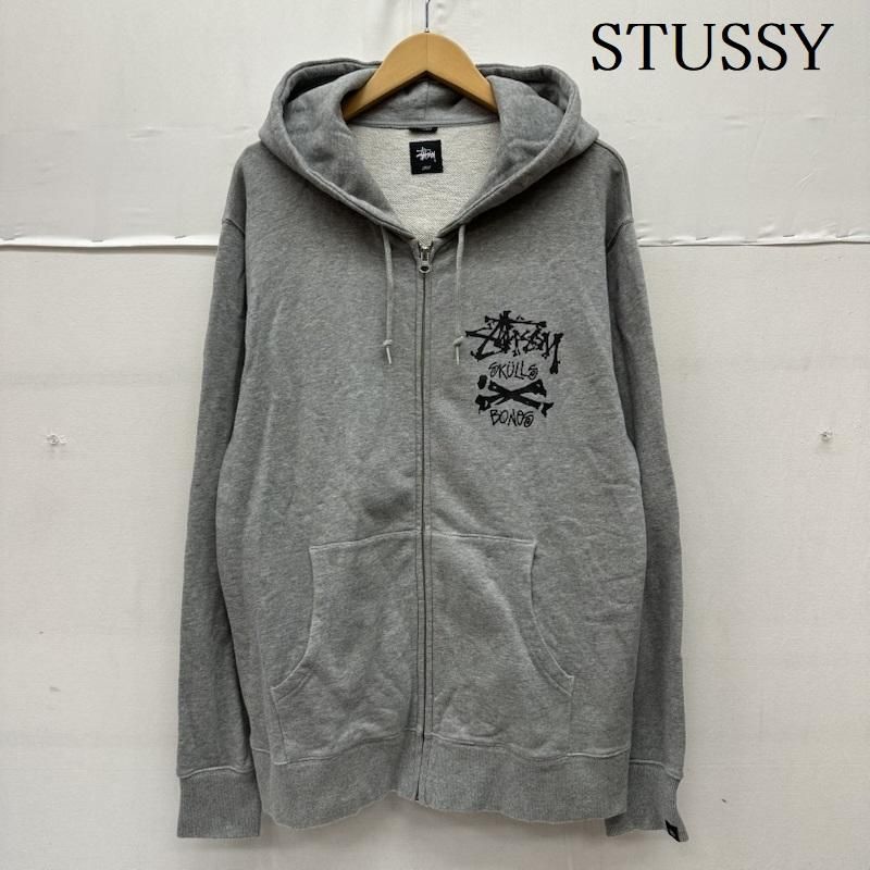 ステューシー SKULLS ロゴ プリント ジップ パーカー メンズ L ISItems【USED】【古着】【中古】50160810