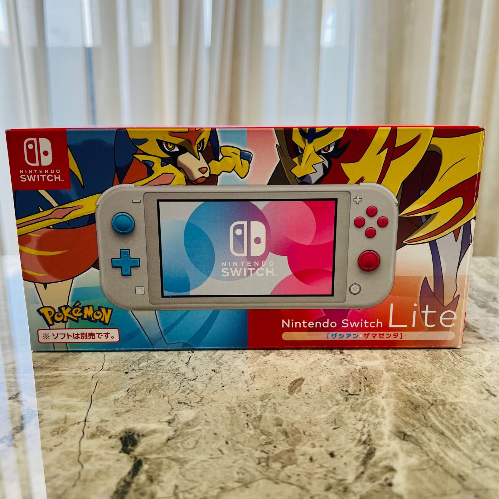 【動作確認済】Nintendo Switch Lite ザシアンザマゼンタ箱付き Nintendo Switch lite ザシアン・ザマゼンタ 箱付き - メルカリ