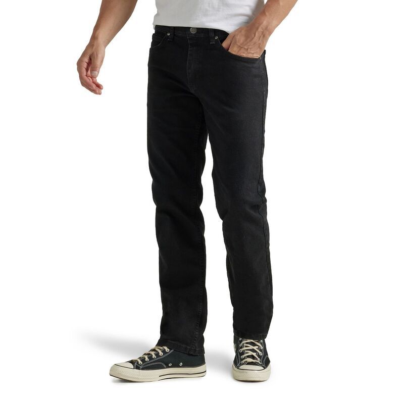 リー メンズ ボトムス デニムパンツ ジーンズ Mens Lee Legendary RegularFit Jeans Overdye Black ブラック