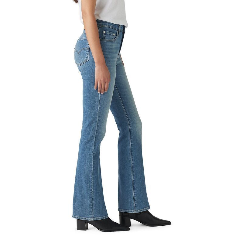 リーバイス レディース ボトムス デニムパンツ ブーツカット ブーツ ジーンズ Womens Levis 725 High Rise Bootcut Jeans Eternal Mid Indigo インディゴ