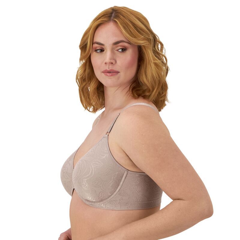 バリ レディース アンダーウェア ブラジャー Bali Comfort Revolution FullFigure FrontClosure Shaping Underwire Bra DF3P66 Warm Steel
