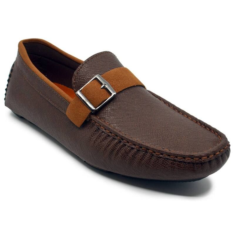 アカデミクス メンズ シューズ スリッポン・ローファー Akademiks Dover MenslipOn Shoes Brown ブラウン