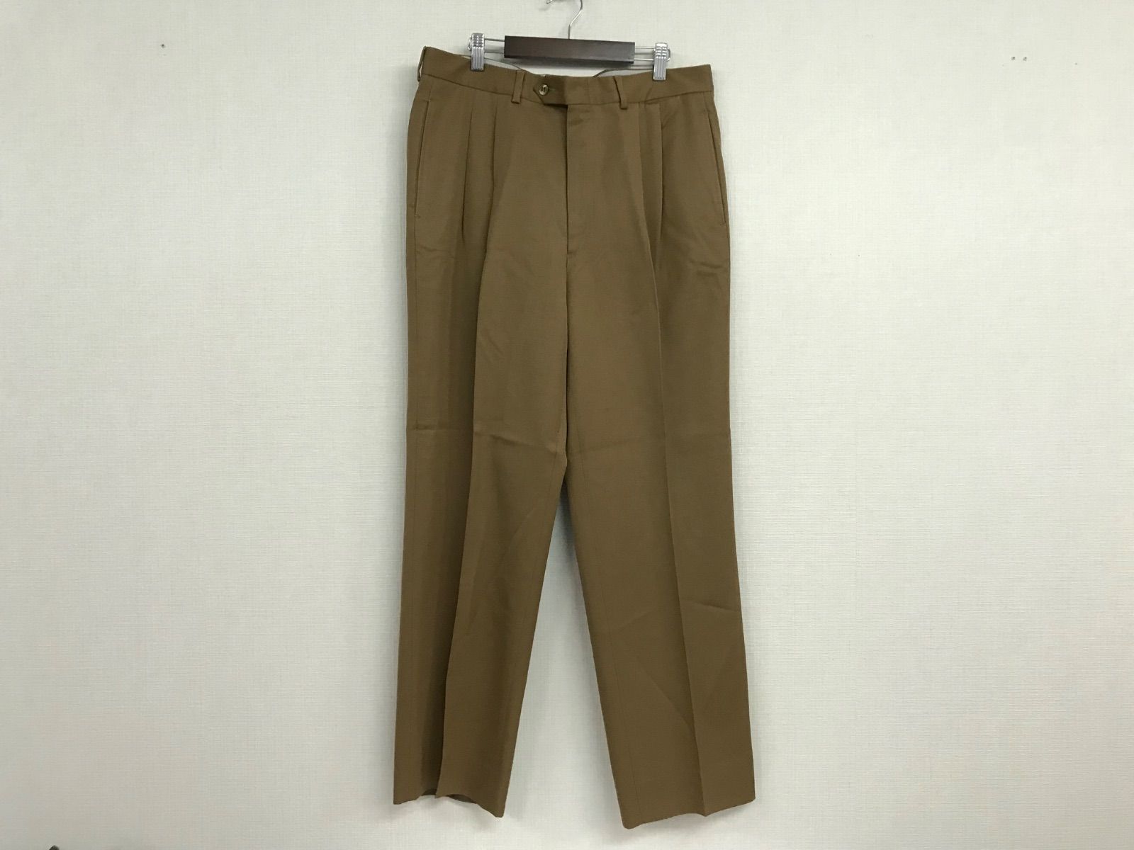 本物ルチアーノバルベラLUCIANOBARBERAウールスラックスパンツメンズサーフアメカジミリタリーストリートスケーターワークビジネススーツモードゴルフドレスバイカースポーツ茶ブラウンXLイタリア製50 6,160円