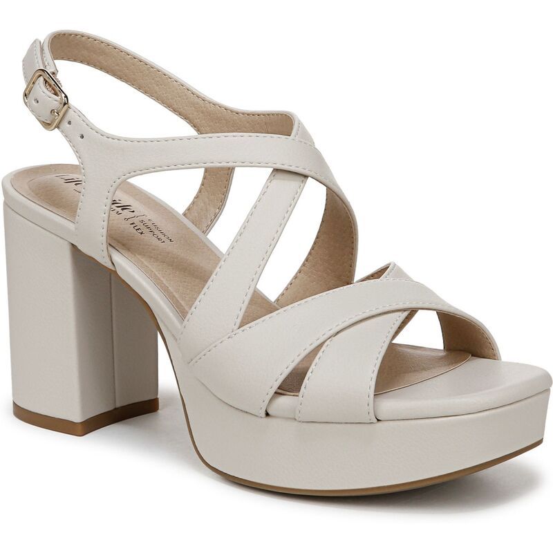 ライフストライド レディース シューズ パンプス プラットフォーム LifeStride Adrianna Womenstrappy Platform Dresshoes Bone