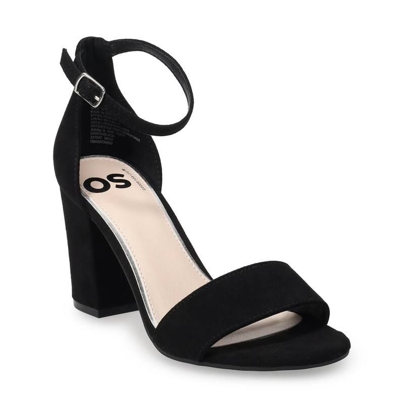 エスオー レディース シューズ パンプス サンダル ヒール SOR Womens Heeledressandals Black ブラック