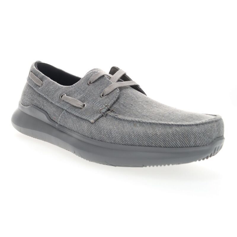 プロペット メンズ シューズ スリッポン・ローファー Propet Viasol Mens Boat Shoes Gray グレー