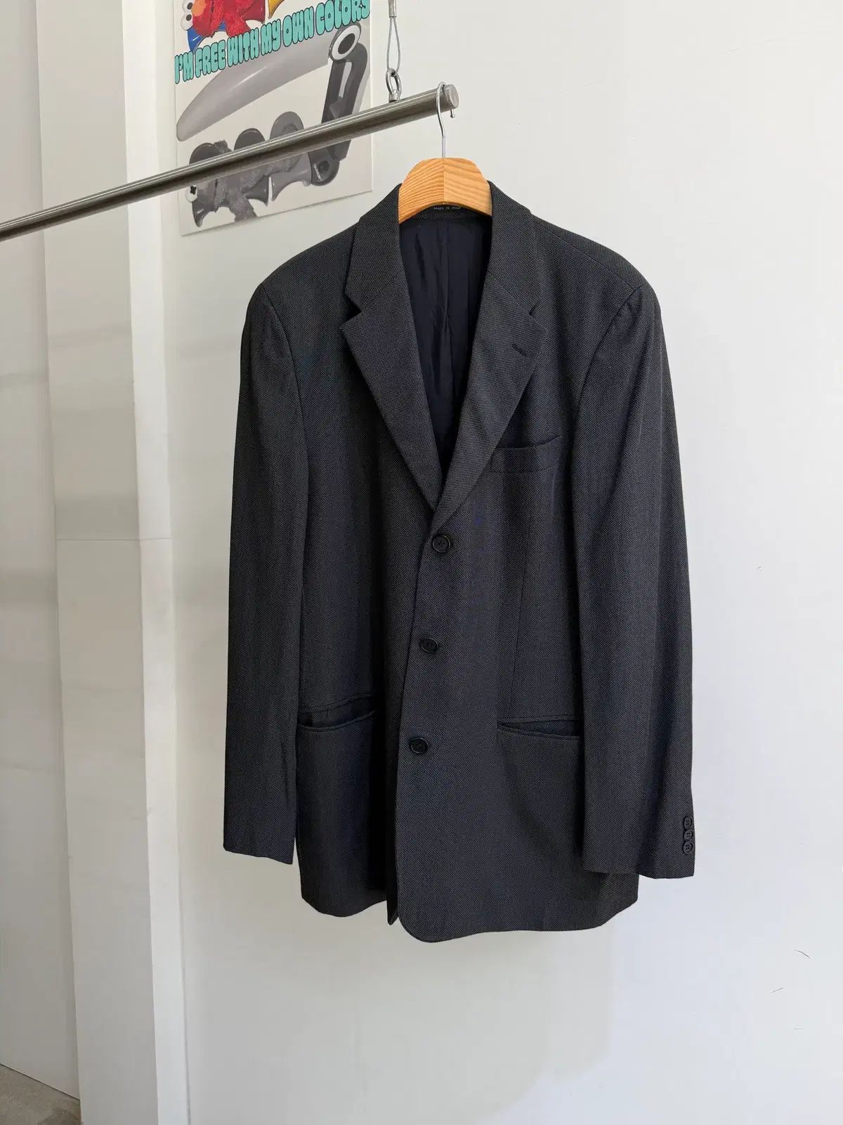 ヴィンテージ EMPORIO ARMANI (Made in Italy) 3ボタンジャケット