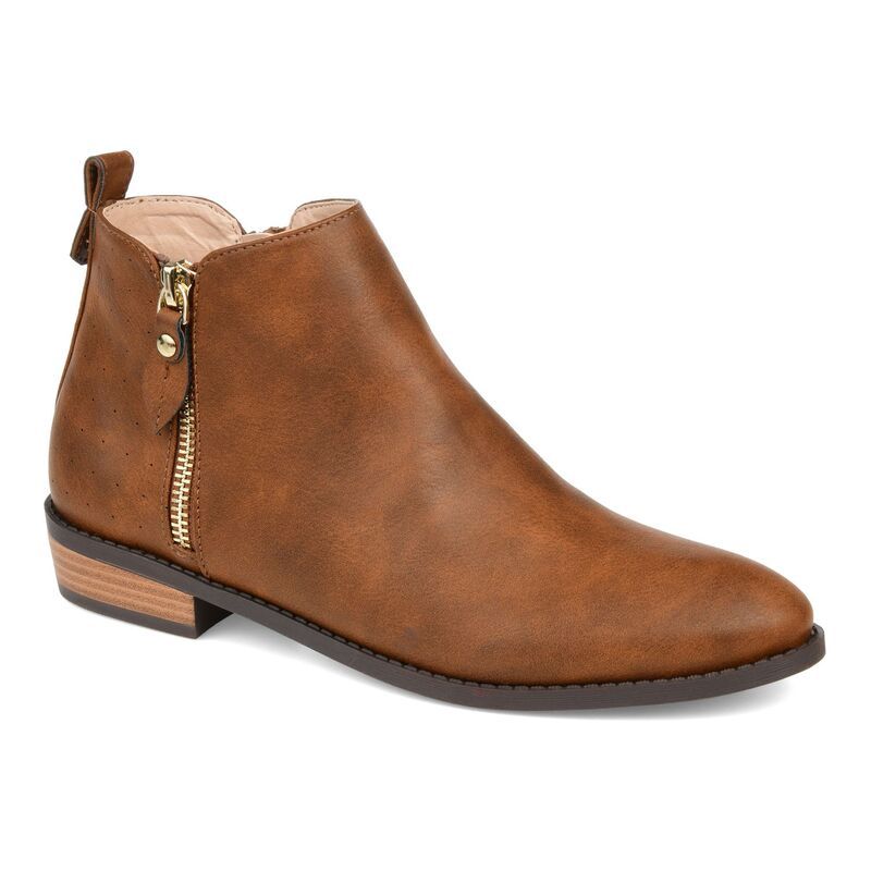 ジュルネ コレクション レディース シューズ ブーツ・レインブーツ アンクル Journee Collection Ellis Womens Ankle Boots Brown ブラウン