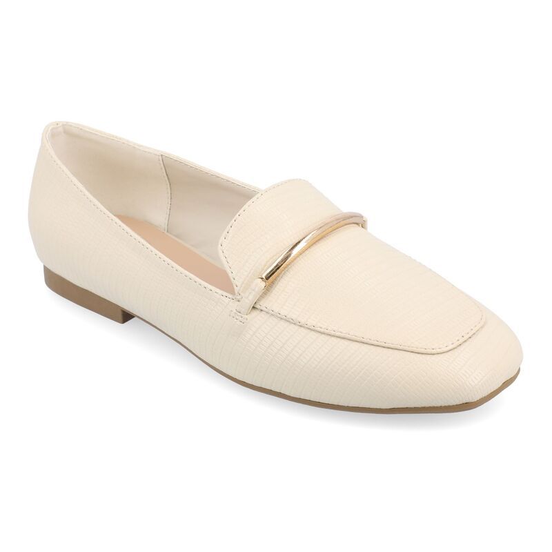 ジュルネ コレクション レディース シューズ スリッポン・ローファー Journee Collection Wrenn Tru Comfort Foam Womens Loafer Flats Ivory アイボリー